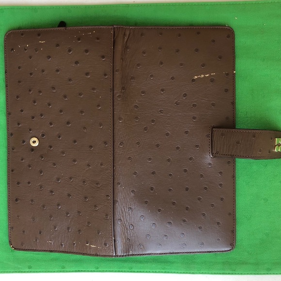kate spade Bags Kate Spade Ostrich Leather Travel Wallet Poshmark